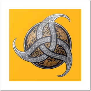 Trinity Knot - Metallic Posters and Art